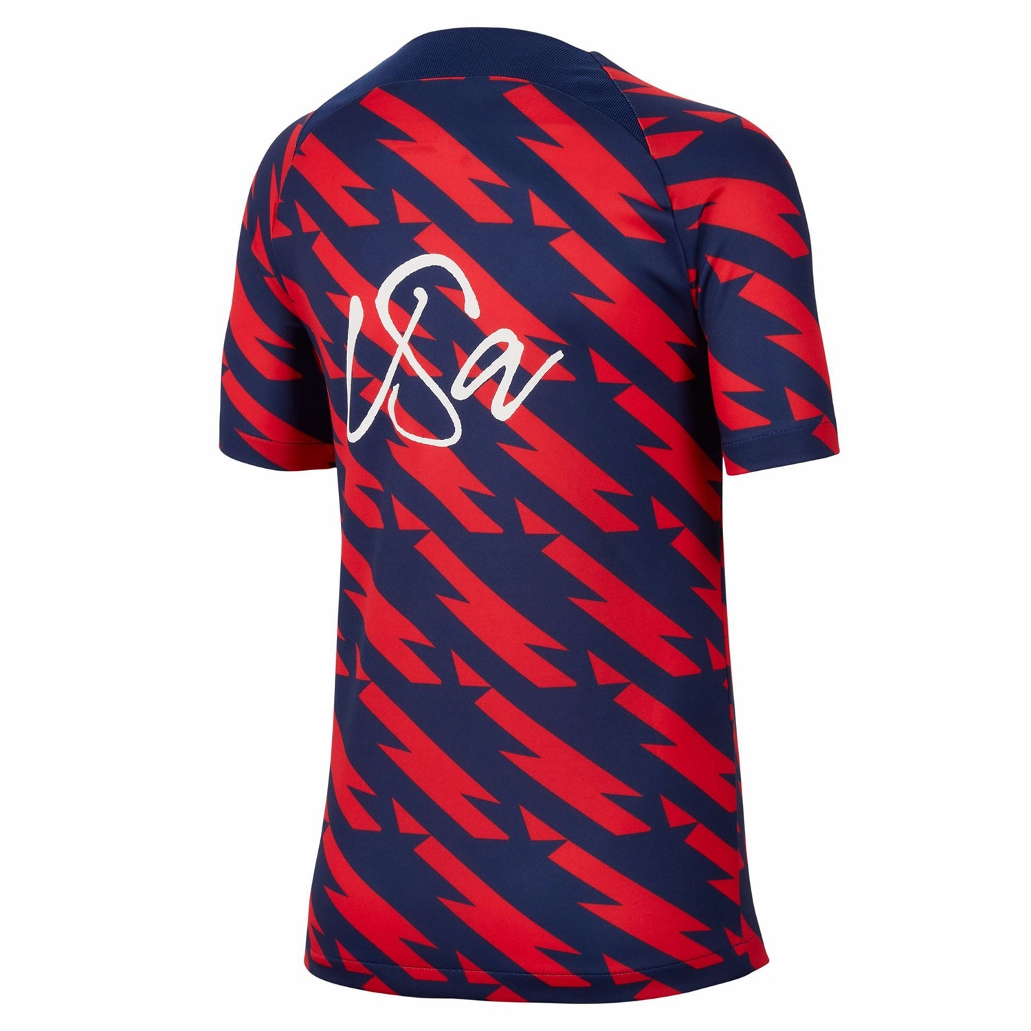 Youth Nike USMNT 2023 VW Pre-Match Red Top